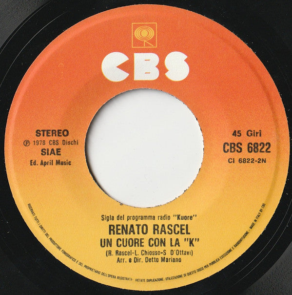 Renato Rascel : Sì...Buonasera! (7")