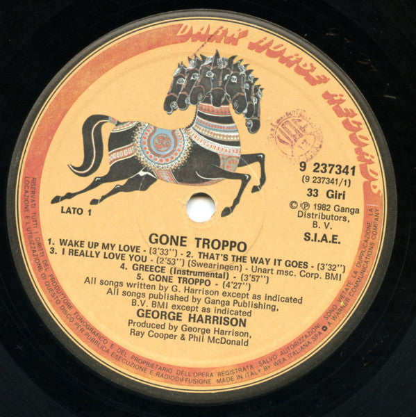 George Harrison : Gone Troppo (LP, Album)