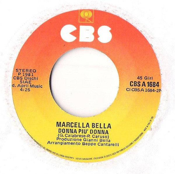 Marcella Bella : Mi Mancherai (7")