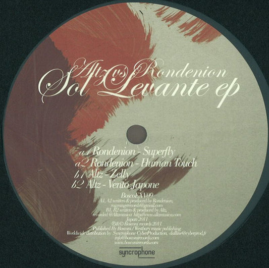 Altz VS Rondenion : Sol Levante Ep (12")