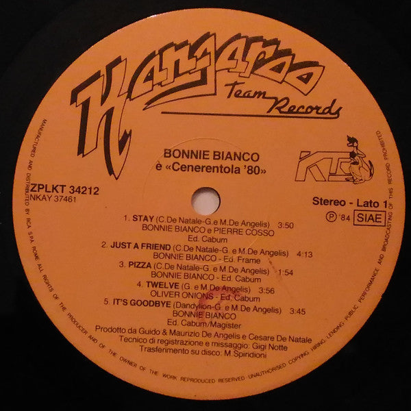 Bonnie Bianco : Cenerentola '80 (LP, Comp)
