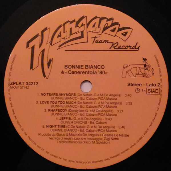 Bonnie Bianco : Cenerentola '80 (LP, Comp)