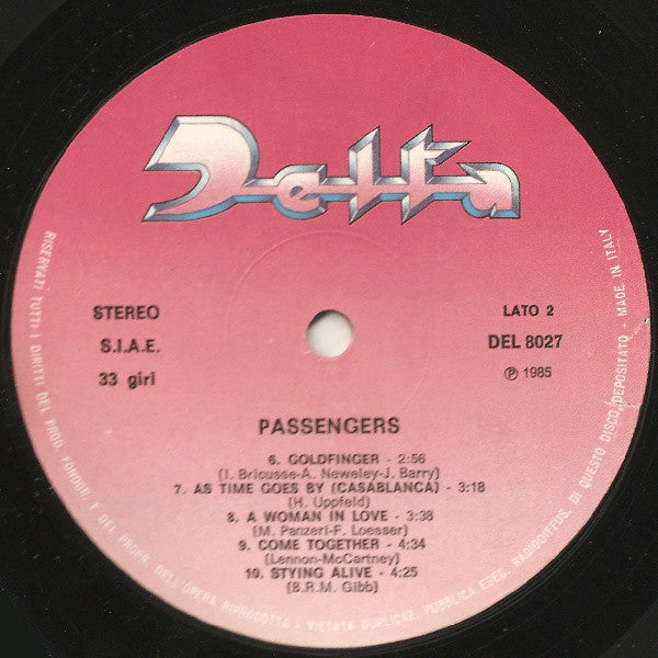 Passengers (2) : New Album (LP, Album)