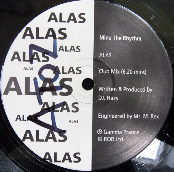 Mine The Rhythm : Alas (12")