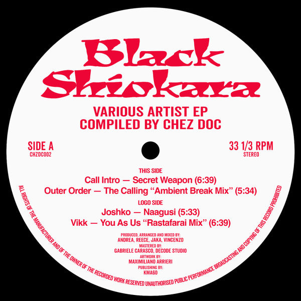 Various : Black Shiokara EP (12")