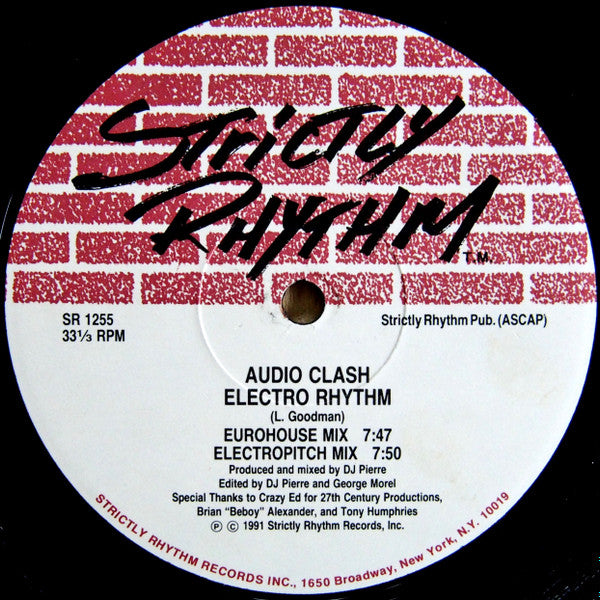 Audio Clash : Don't Take It Away / Electro Rhythm (12")