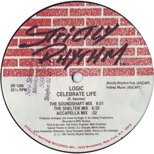 Logic : Celebrate Life / One Step Beyond (12")