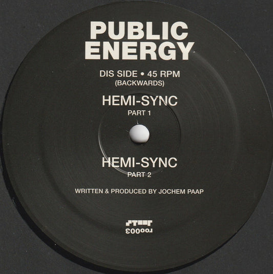 Public Energy : Three 'O Three (12", RE, RM)