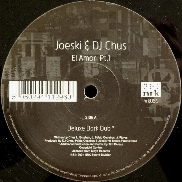 Joeski & Chus : El Amor Pt.1 (12")