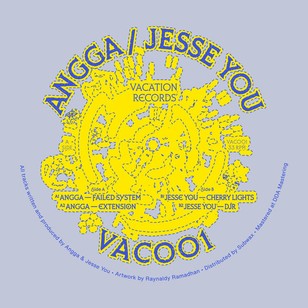 Angga (10), Jesse You : VAC001 (12", EP)