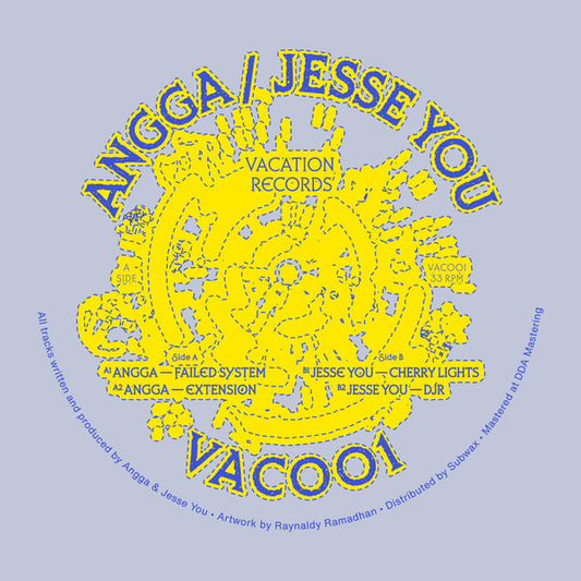 Angga (10), Jesse You : VAC001 (12", EP)