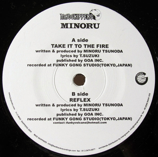 Minoru : Take It To The Fire / Reflex (12")