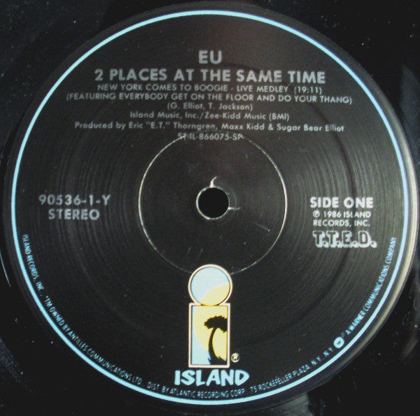 EU* : 2 Places At The Same Time (LP, Album)