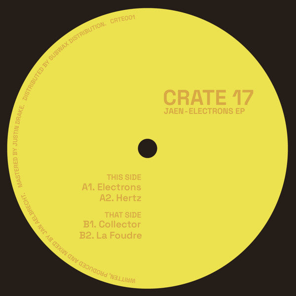 Jaen : Electrons EP (CRTE001) (LP)