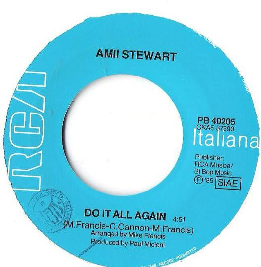 Amii Stewart And Mike Francis : Together (7")