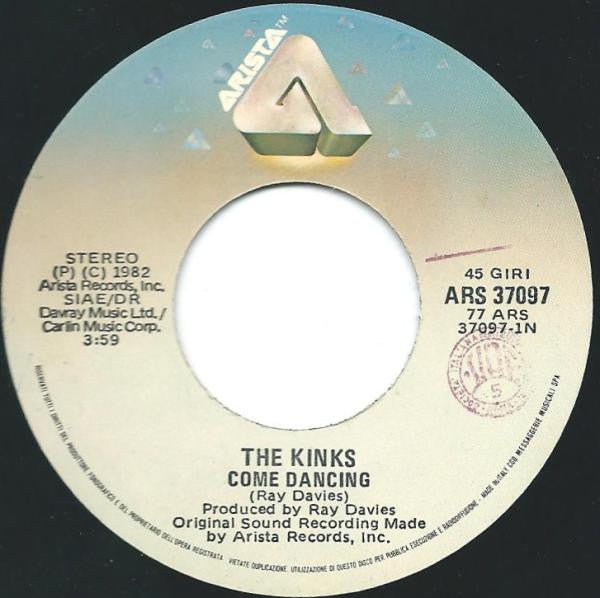 The Kinks : Come Dancing (7")