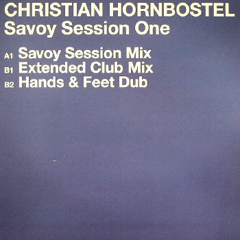 Christian Hornbostel : Savoy Session One (12")