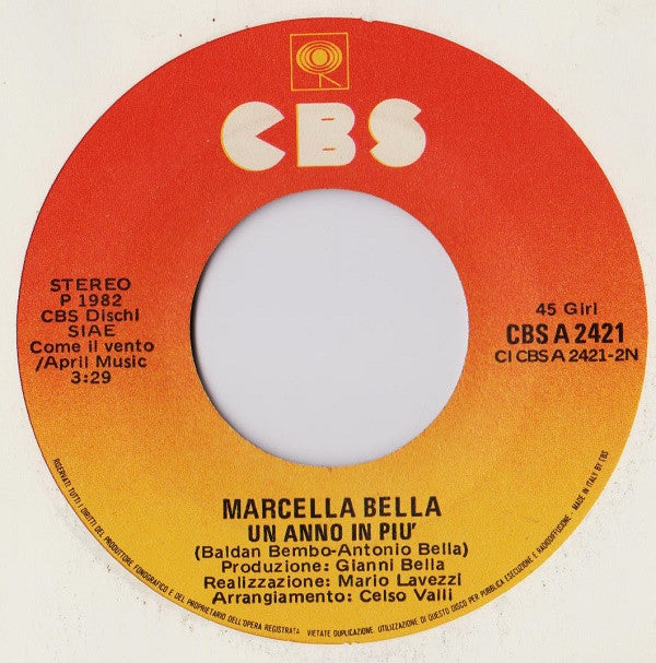 Marcella Bella : Problemi (7")