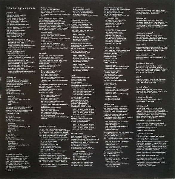 Beverley Craven : Beverley Craven. (LP, Album)