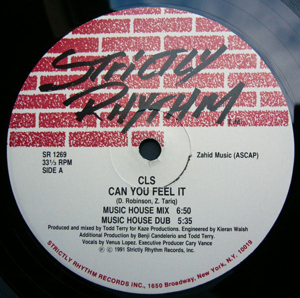 CLS : Can You Feel It (12")