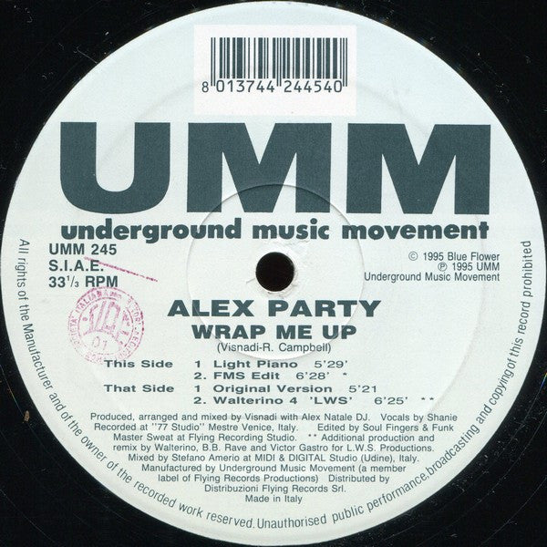 Alex Party : Wrap Me Up (12")