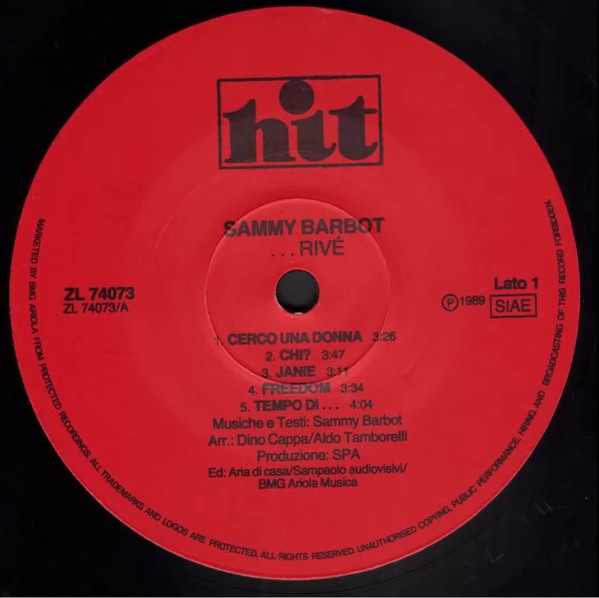 Sammy Barbot : ...Rivè (LP)