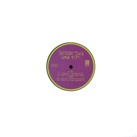 Jesse You : Ora E.P. (12", EP)