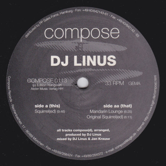 DJ Linus : EP 3 (12", EP)