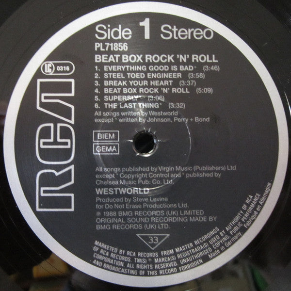 Westworld (2) : Beatbox Rock 'N' Roll (LP, Album)