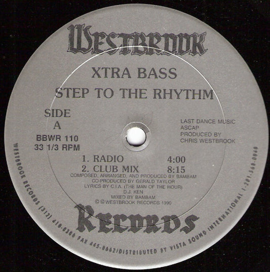 Xtra Bass : Step To The Rhythm (12")