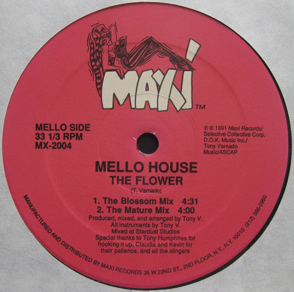 Mello House : The Flower (12")