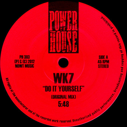 WK7 / Head High : Do It Yourself (Original Mix) / Rave (Dirt Mix) (12")