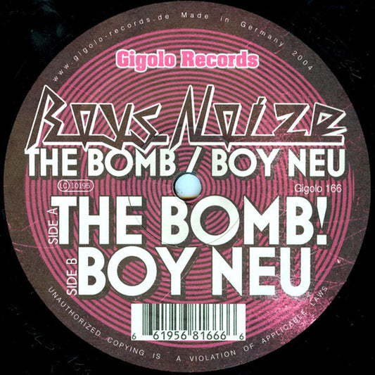 Boys Noize : The Bomb / Boy Neu (12")