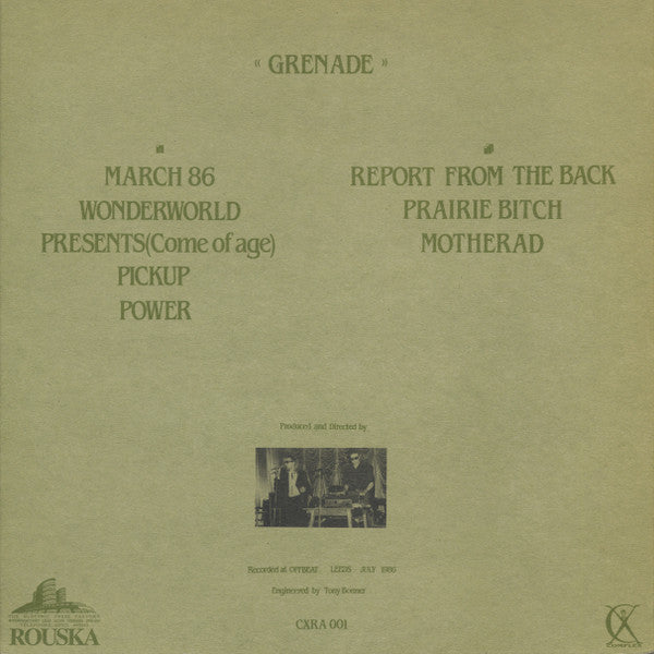 The Cassandra Complex : Grenade (LP, Album)