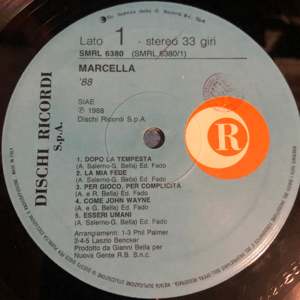 Marcella Bella : '88 (LP, Album)