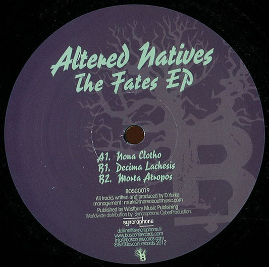 Altered Natives : The Fates EP (12", EP)