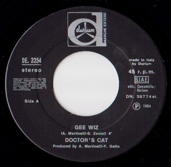 Doctor's Cat : Gee Wiz / Crash (7")