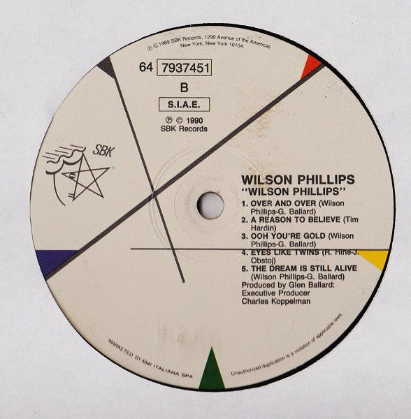 Wilson Phillips : Wilson Phillips (LP, Album)