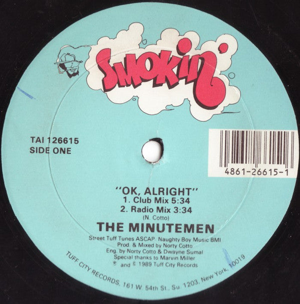 The Minutemen : OK, Alright (12")