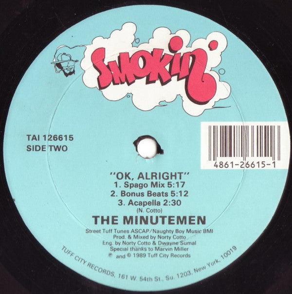 The Minutemen : OK, Alright (12")