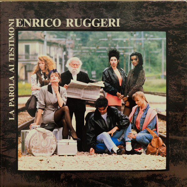 Enrico Ruggeri : La Parola Ai Testimoni (LP, Album, Gat)