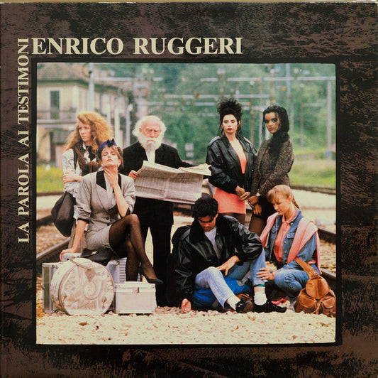 Enrico Ruggeri : La Parola Ai Testimoni (LP, Album, Gat)