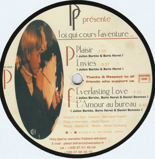 Plaisir De France : Toi Qui Cours L'aventure... (12", EP)