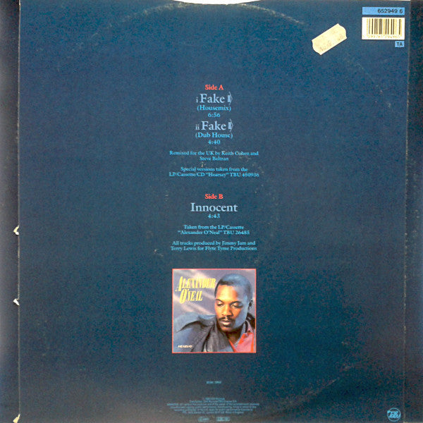 Alexander O'Neal : Fake 88 (Housemix) (12", Single)