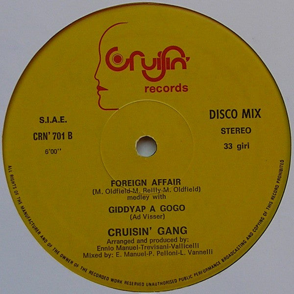 Cruisin' Gang : Affair A Gogo (12")