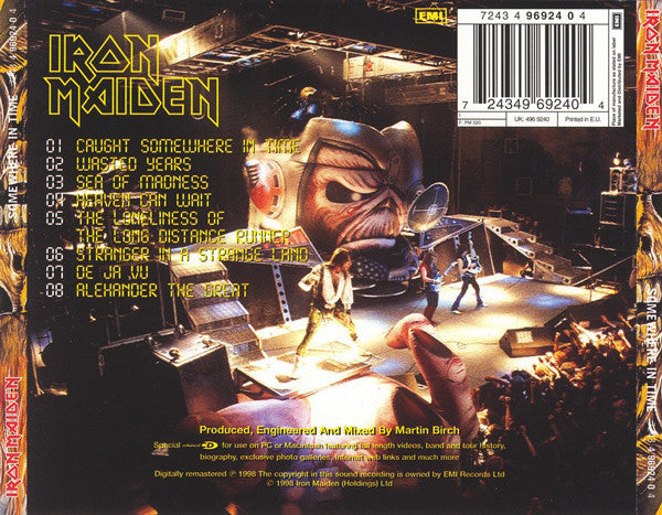 Iron Maiden : Somewhere In Time (CD, Album, Enh, RE, RM, RP)