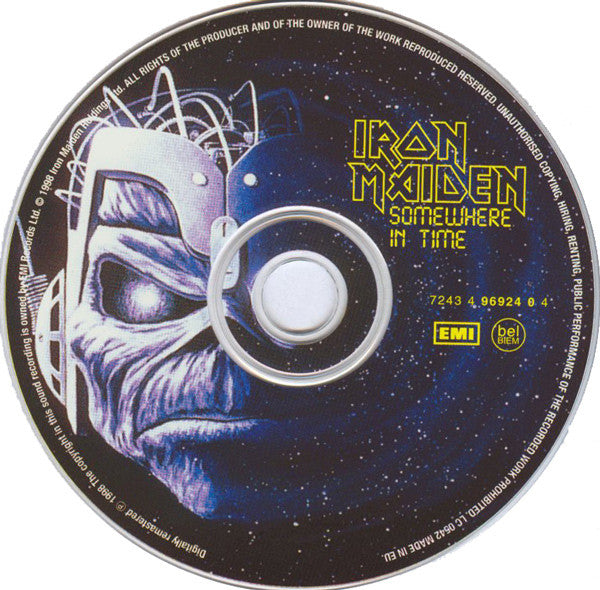 Iron Maiden : Somewhere In Time (CD, Album, Enh, RE, RM, RP)