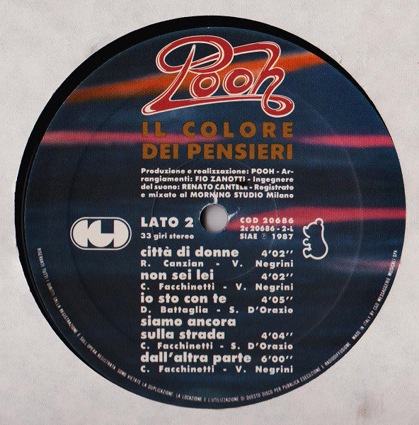 Pooh : Il Colore Dei Pensieri (LP, Album, Gat)
