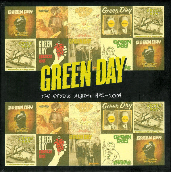 Green Day : The Studio Albums 1990 - 2009 (Box, Comp, Ltd + CD, Album, RE + CD, Album, RE + C)