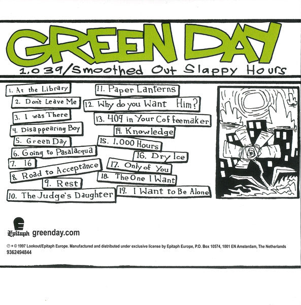 Green Day : The Studio Albums 1990 - 2009 (Box, Comp, Ltd + CD, Album, RE + CD, Album, RE + C)